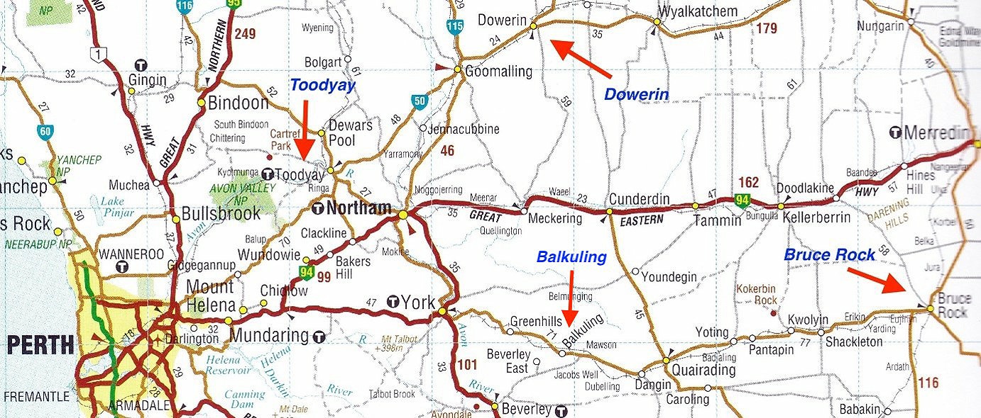 Towns associated with the Buzzard Family